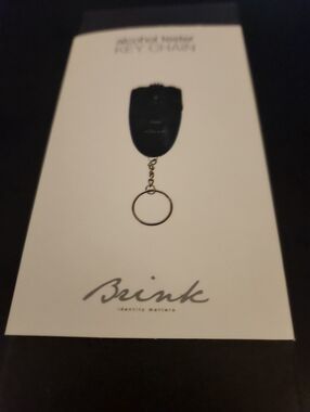 Brinks Black Alcohol Tester Key Chain